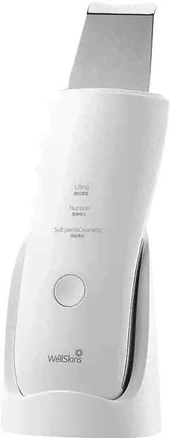 Устройство для пилинга WellSkins Ultrasonic Cleansing Beauty Instrument (White/Белый)-1