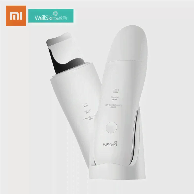🛍 Xiaomi WellSkins ультразвуковой пилинг машина WX--CJ101 Ультразвуковой очиститель глубокое очищение лица перезаряжаемый косметический инструмент-2