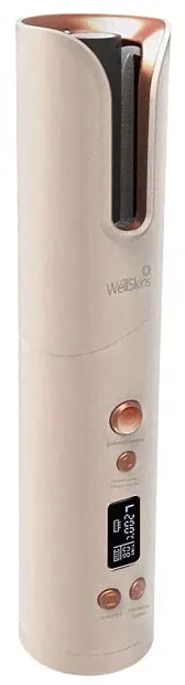 Беспроводная плойка для завивки волос WellSkins WX-JF201 (Pink) RU-2